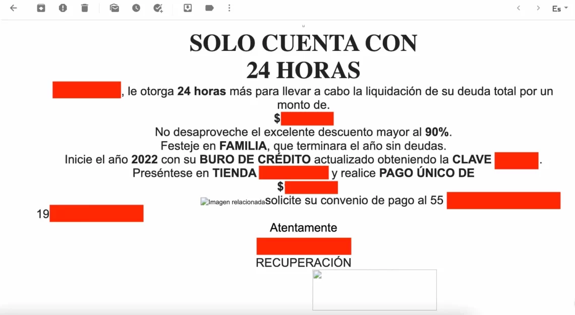 ingenieriasocialejemplocorreoelectronicophishing